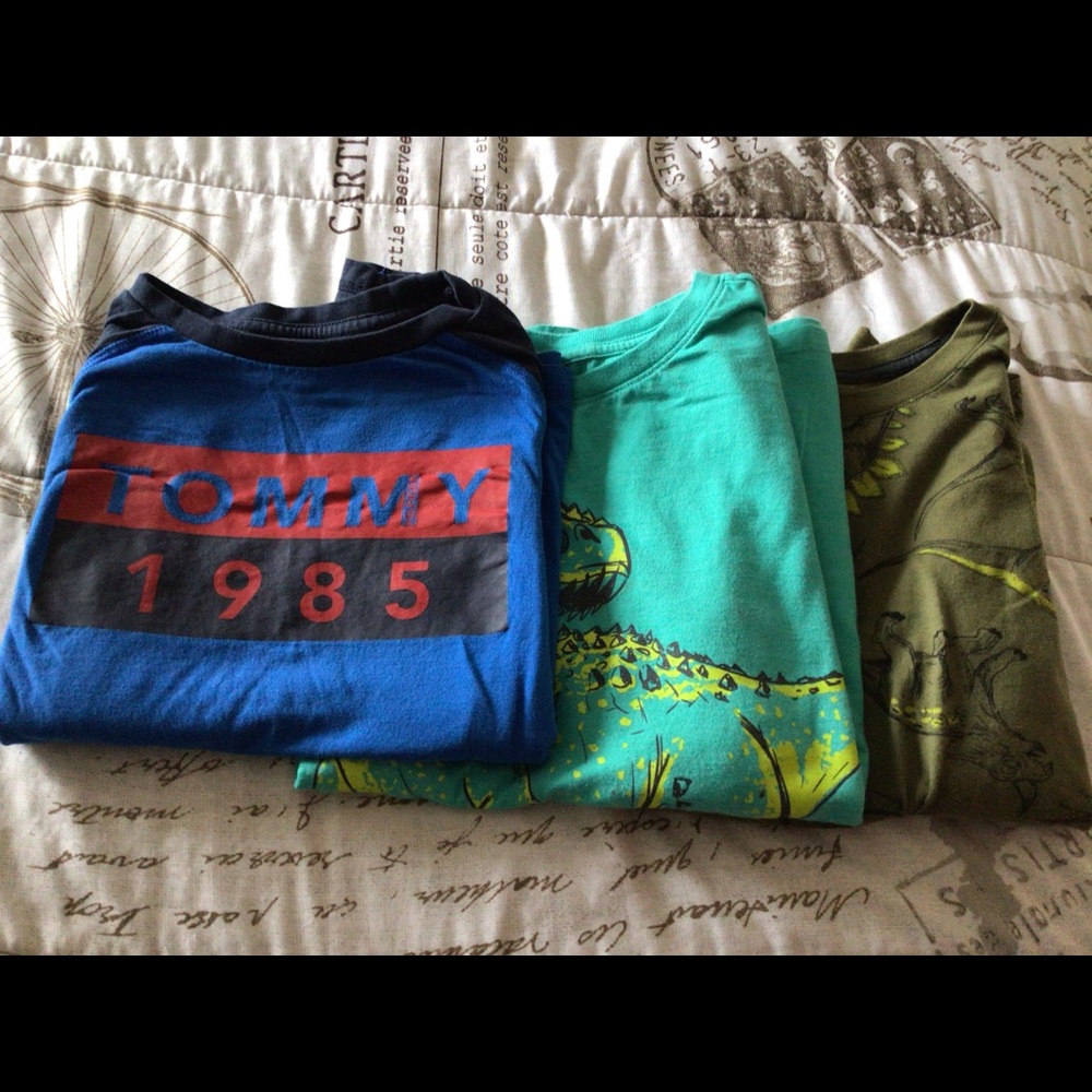 Boys long sleeve shirt set